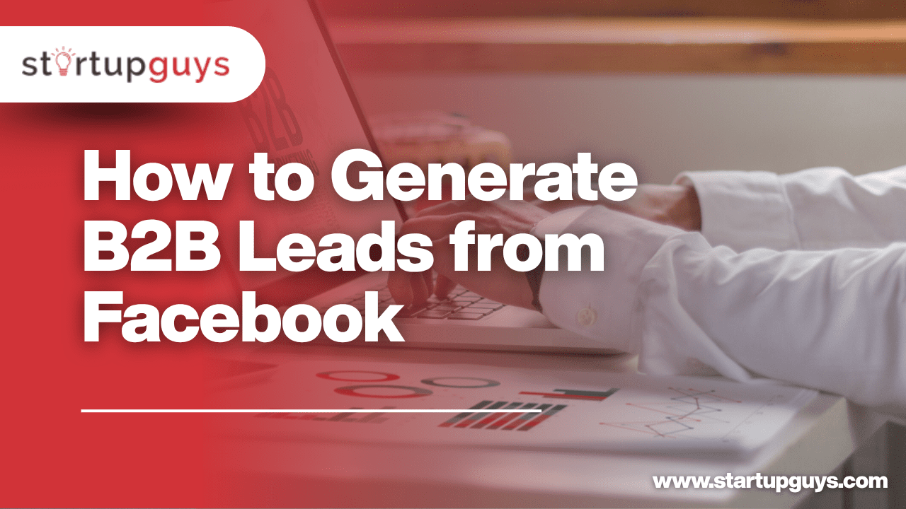 a person doing a task to generate b2b leads with facebook