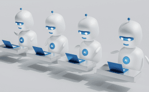 computer robots using AI