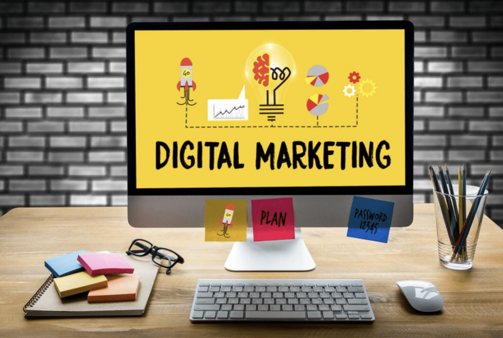 digital marketing in monitor